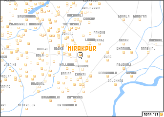 map of Mīrakpur