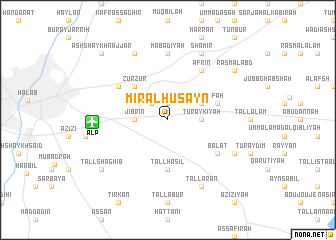 map of Mīr al Ḩuşayn