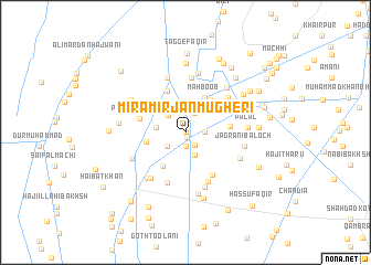 map of Mīr Amīr Jān Mugheri