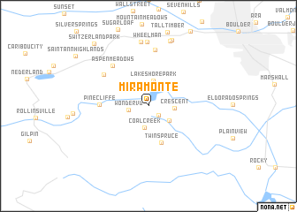 map of Miramonte