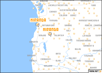 map of Miranda