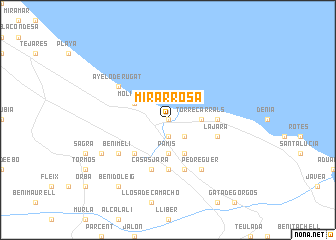 map of Mirarrosa