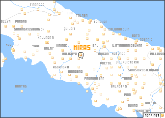 map of Miras
