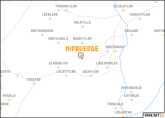 map of Miraverde