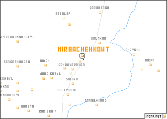 map of Mīr Bacheh Kowt