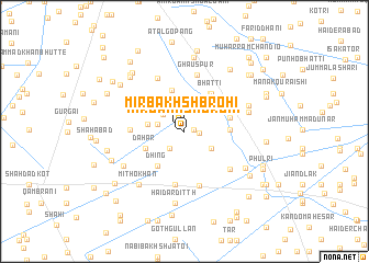 map of Mīr Bakhsh Brohi