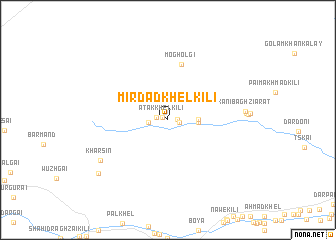 map of Mīrdād Khel Kili