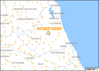 map of Mīr Daryāsar