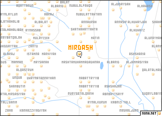 map of Mirdāsh