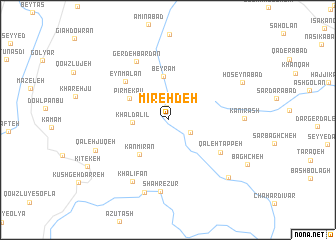 map of Mīreh Deh
