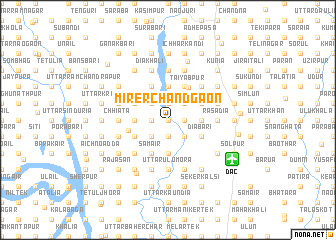 map of Mirer Chāndgaon