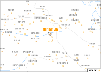 map of Mirgajē