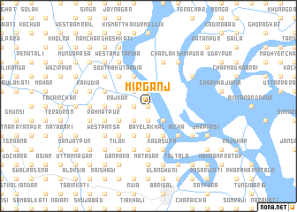 map of Mirganj