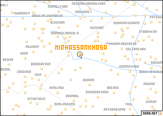 map of Mīr Hassan Khosa