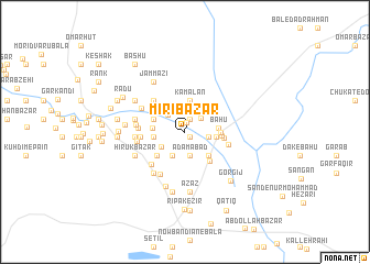 map of Mīrī Bāzār