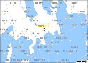 map of Miribié