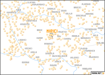 map of Mirići