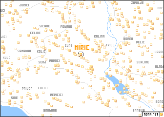 map of Mirić