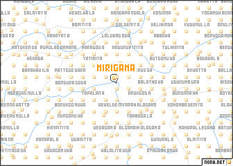 map of Mirigama