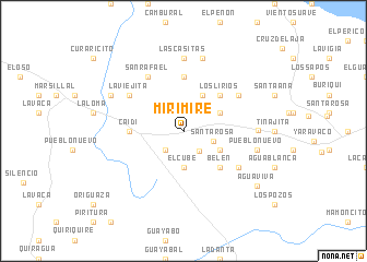 map of Mirimire
