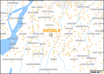 map of Mīrīwāla