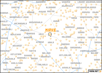 map of Mīrke
