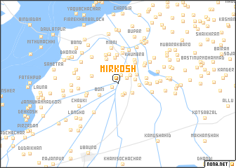 map of Mīr Kosh