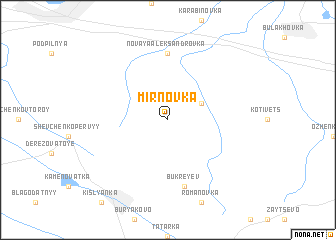 map of Mirnovka