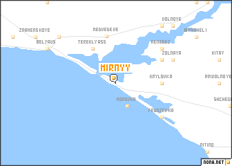 map of Mirnyy