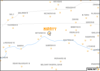 map of Mirnyy