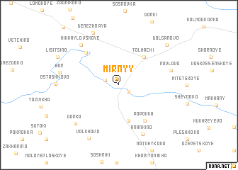 map of Mirnyy