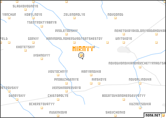 map of Mirnyy