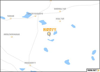 map of Mirnyy