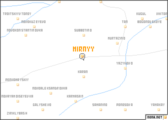 map of Mirnyy