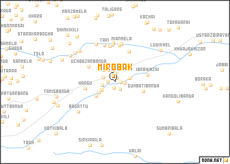 map of Mīrobak
