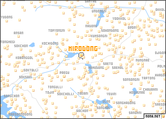 map of Miro-dong