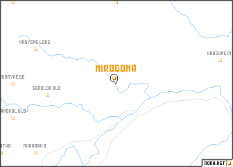 map of Mirogoma