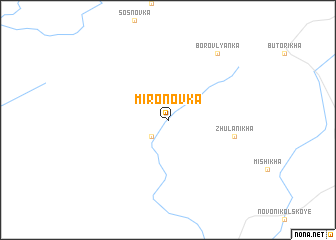 map of Mironovka