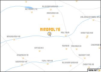 map of Miropolʼye