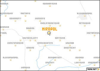 map of Miropolʼ