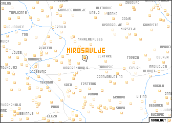 map of Mirosavlje