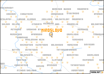 map of Miroslovo