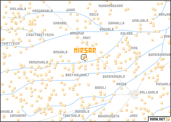 map of Mīrsar