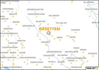 map of Mīrseyyedī