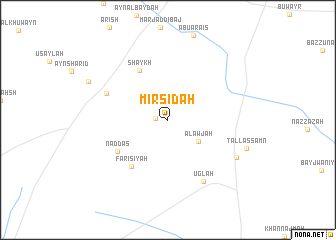 map of Mirsīdah