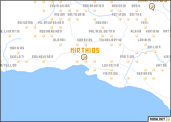 map of Mírthios