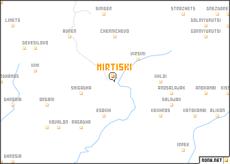 map of Mirtíski