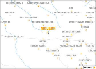 map of Mirueña