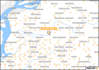 map of Mirŭk-kol