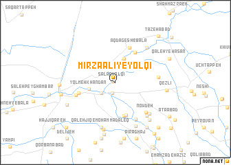 map of Mīrzā ‘Alī-ye Yolqī